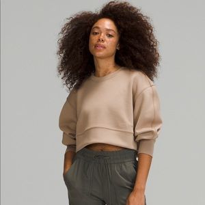 Lululemon Soft Ambitions Cropped Crewneck